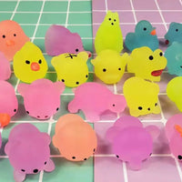 Glow-in-the-Dark Mini Animal Mochi Squshes